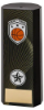 BLACK PLASTIC FILLED COLUMN BASKETBALL (1in CEN) - 8.25in