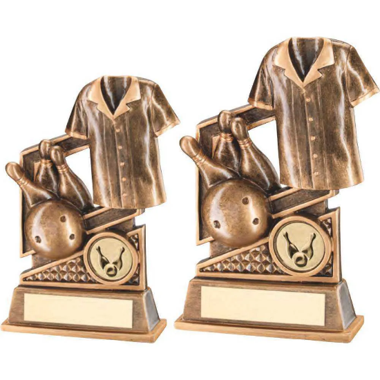 BRZ/GOLD TEN PIN DIAMOND SERIES WITH PLATE (1in CENTRE)