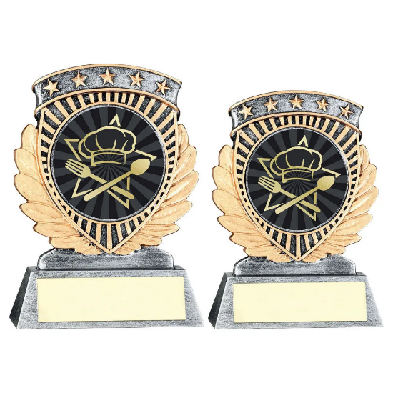 PEW/GOLD 5 STAR HOLDER WITH VINYL COOKING INSERT & PLATE