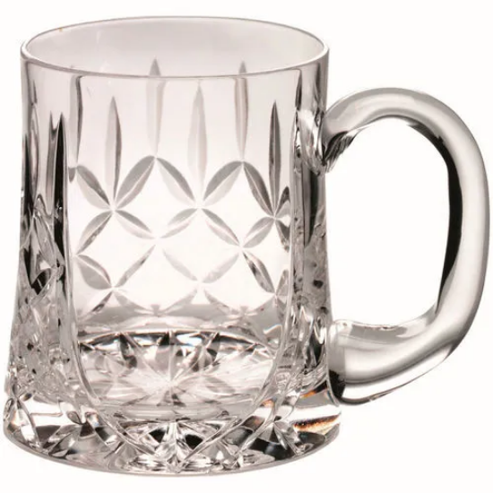 GLASS TANKARD 435ML BLANK PANEL - 4in