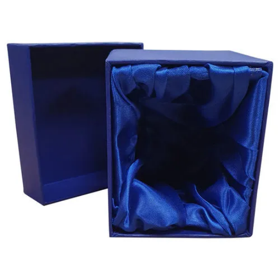 BLUE PRESENTATION BOX FITS 1 WHISKEY TIGHT - 105 x 90 x 94mm