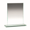 JADE GLASS RECTANGLE PLAQUE (10mm THICKNESS) - 5.5in