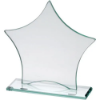 JADE GLASS STAR PLAQUE (6mm THICK) - 8.5in