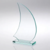 JADE GLASS SAIL PLAQUE (6mm THICK) - 6.5in