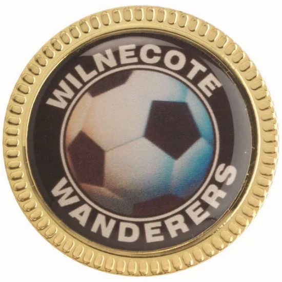 STEEL BADGE (1in CENTRE) - 1.25in