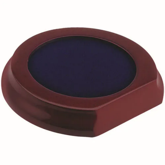 ROUND WOODEN BASE - (76mm RECESS) 4.5in
