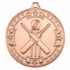 CRICKET TRI STAR MEDAL BRONZE - 2in