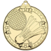 BADMINTON TRI STAR MEDAL GOLD - 2in