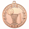NETBALL TRI STAR MEDAL BRONZE - 2in