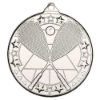 SQUASH TRI STAR MEDAL SILVER - 2in