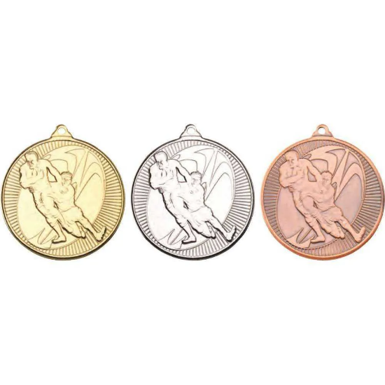 RUGBY MULTI LINE MEDAL SILVER