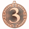 TRI STAR MEDAL 3RD BRONZE - 2in