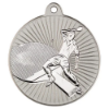 TABLE TENNIS TWO COLOUR MEDAL MATT SILVER/SILVER - 2in