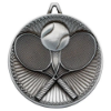 TENNIS DELUXE MEDAL ANTIQUE SILVER - 2.35in