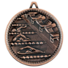 SWIMMING DELUXE MEDAL BRONZE - 2.35in