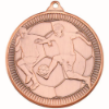 FOOTBALL MULTI LINE MEDAL BRONZE - 2in