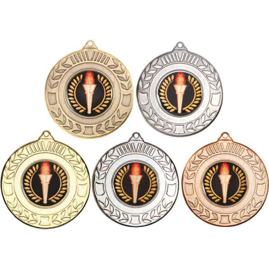 WREATH MEDAL (1in CENTRE) SILVER