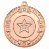 TRI STAR MEDAL (1in CENTRE) BRONZE - 2in