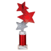 Trinity Star Multisport Tube Trophy Red & Silver 265mm