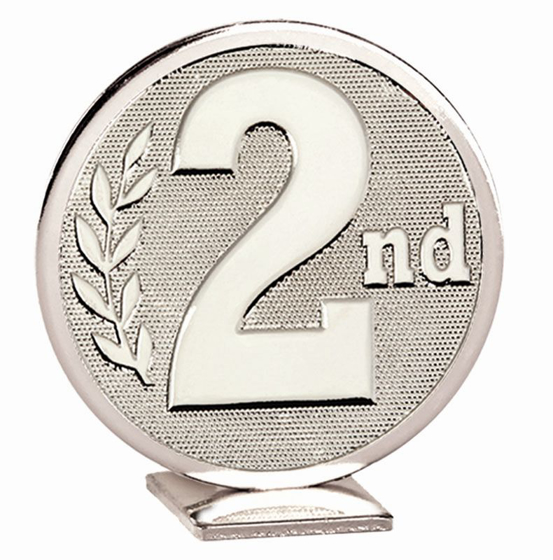 ***global 2nd Place (silver ) (2 3/8 inch (60mm) Diameter)