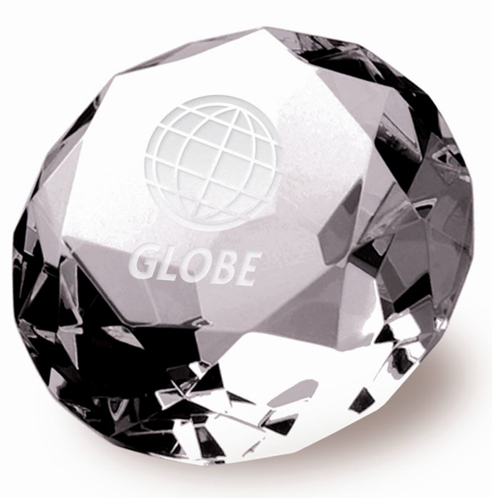Clarity Diamond70 Plain (optical Crystal) (2 3/4 Inch H (7cm H))