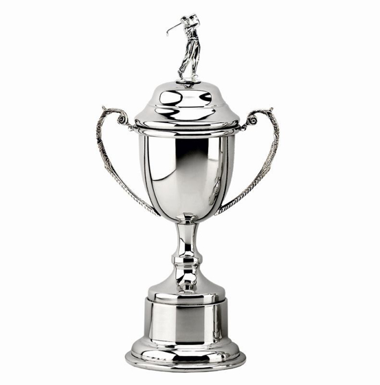 Conquest13 Golfer Cup (pewter) (12.5 Inch (31.5cm))