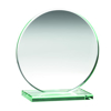 Jade Glass Round Plaque (10mm Thick) - 3.75in (95mm)