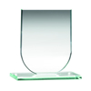 Jade Glass Shield Plaque (6mm Thick) - 3.75in (95mm)