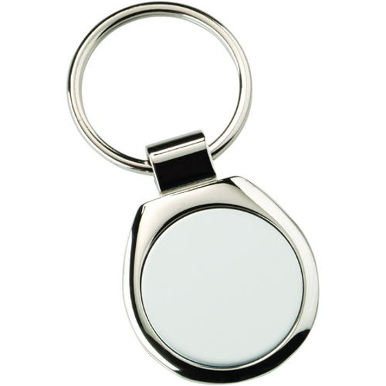 Metal Round Keyring - (1in Centre) 1.75in (44mm)