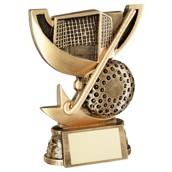 Brz/gold Cup Range For Hockey Trophy - 5.75in (146mm)