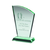 Jade Glass Sail Plaque (15mm Thick) - 6in (152mm)