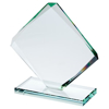 Jade Glass Standard Diamond Plaque (10mm Thick) - 7in (178mm)