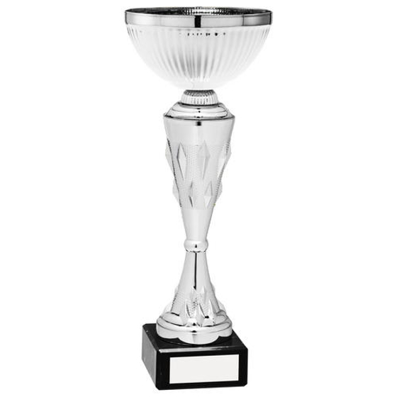 Silver Diamond Stem Trophy - 10.25in (260mm)