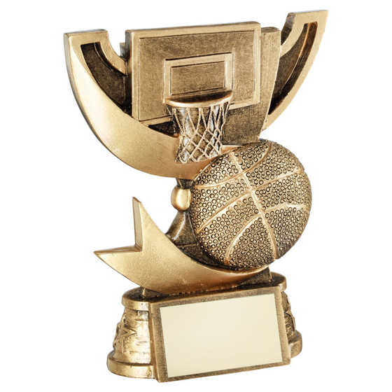 Brz/gold Cup Range For Basketball Trophy - 5in (127mm)