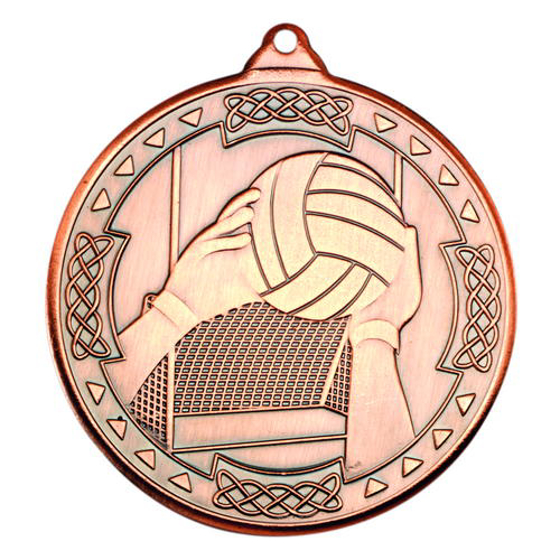 Gaelic Football Celtic Medal - Bronze 2in (50mm)
