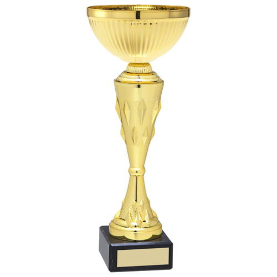 Gold Diamond Stem Trophy - 9.5in (241mm)