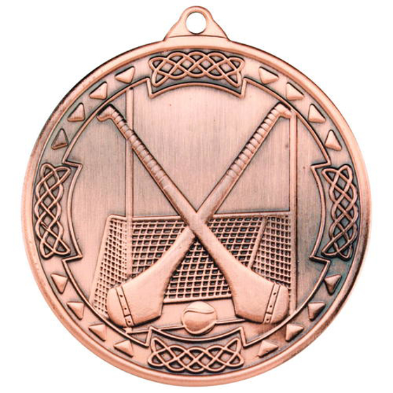 Hurling Celtic Medal - Bronze 2in (50mm)