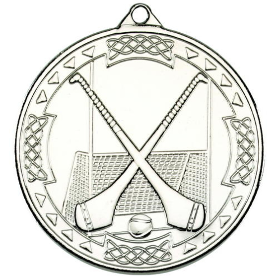 Hurling Celtic Medal - Silver 2in (50mm)