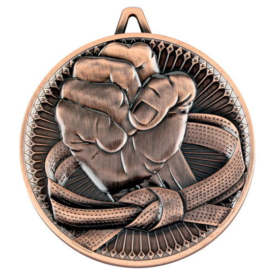 Martial Arts Deluxe Medal - Bronze 2.35in (60mm)