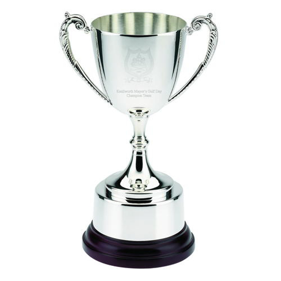 Silver Bright Plated Traditional Cup - 11in (279mm)