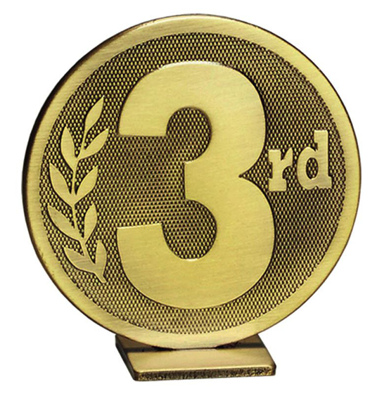 ***global 3rd Place (bronze) (2 3/8 inch (60mm) Diameter)