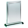 Jade Glass Chunky Rectangle Plaque (19mm Thick) - 9in (229mm)