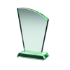 Jade Glass Sail Plaque (15mm Thick) - 6in (152mm)