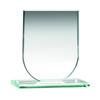 Jade Glass Shield Plaque (6mm Thick) - 4.25in (108mm)