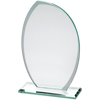 Jade Glass Plaque With Frosted Sides (6mm Thick) - 7.5in (191mm)