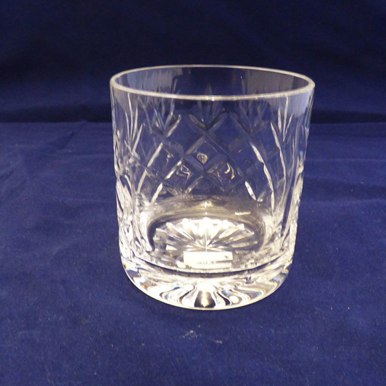 Small Cut Panel Whisky Glass