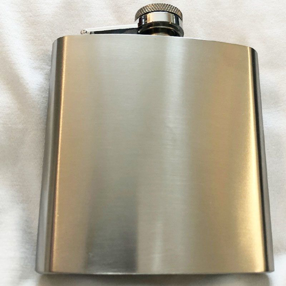 6oz Hip Flask Stainless Steel
