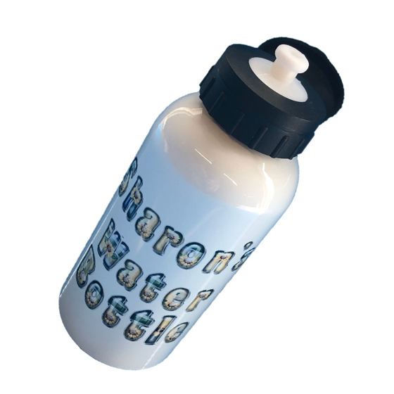 Aluminium Water Bottle 400ml White