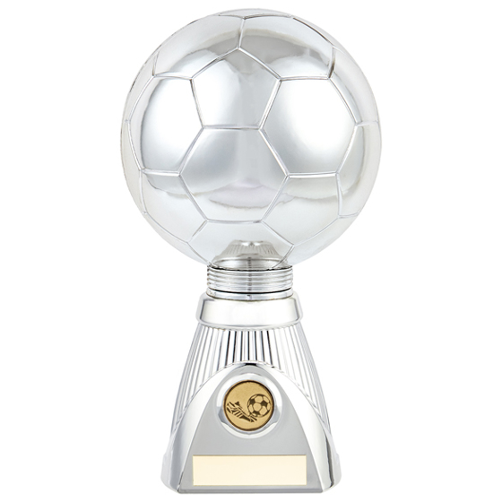 Planet Football Deluxe Rapid 2 Trophy Silver  315mm