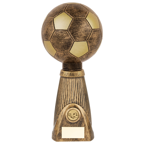 Planet Football Deluxe Rapid 2 Trophy Antique Bronze & Gold 315mm